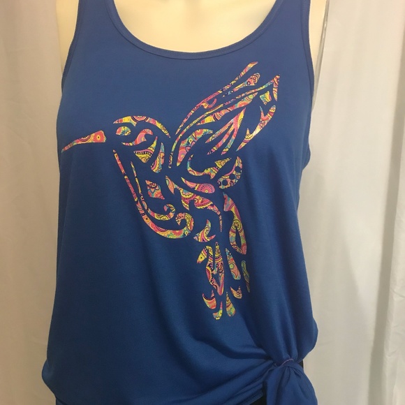 Flowy Racerback Tank HTV/Embellishment NWOT - Picture 1 of 8